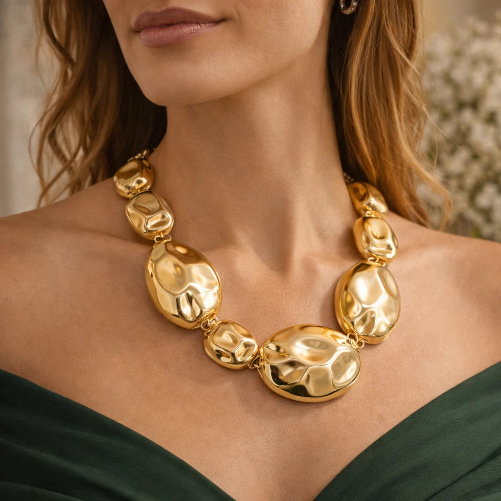 Collar de eslabones de oro