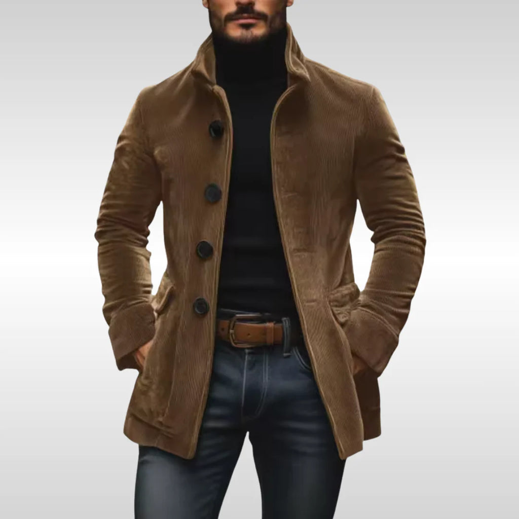 Roberto™ | Chaqueta de algodón acanalado