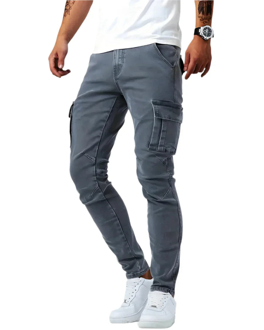Alex™ | Pantalones cargo elásticos