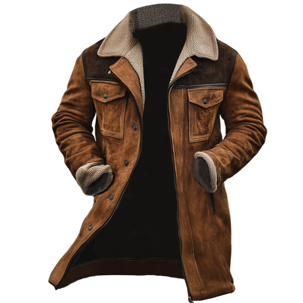 Chaqueta de Ante Vintage en Piel Premium