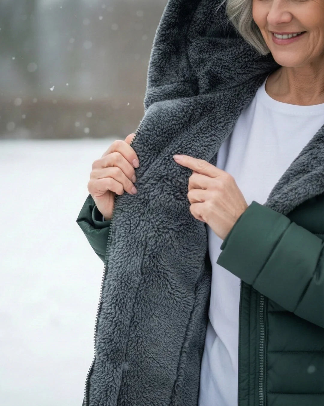 Elara | Quilted Coat with Fleece Lining