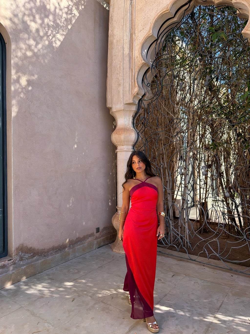 Vestido Oasis en Rojo
