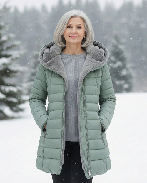 Elara | Quilted Coat with Fleece Lining