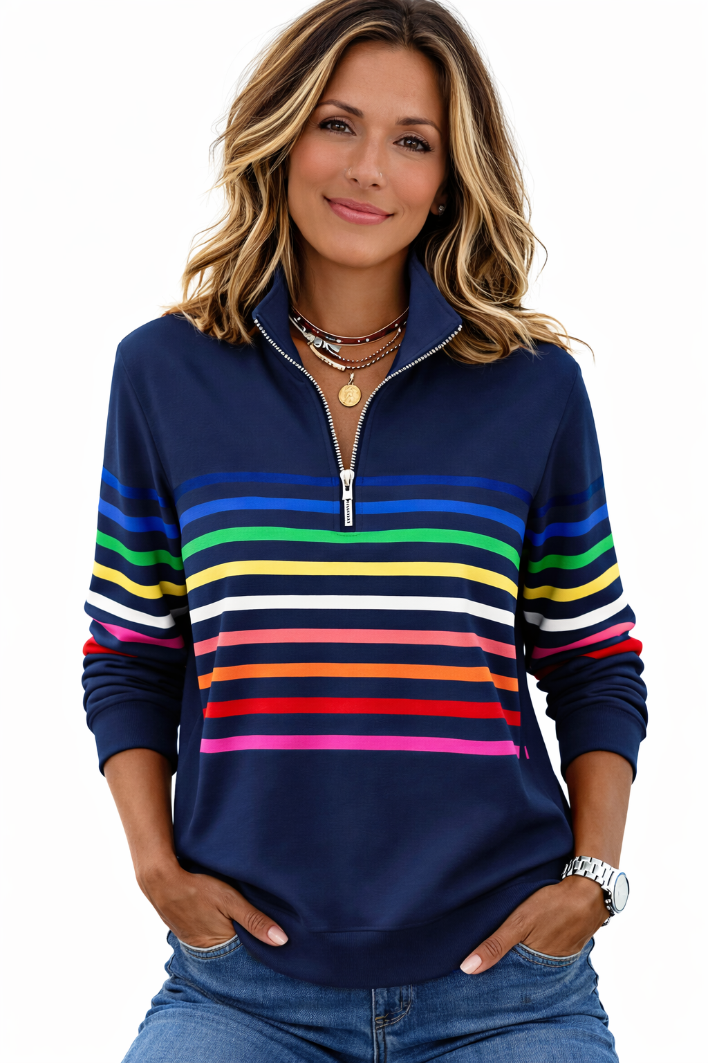 Noelia™ | Jersey Casual Colorido