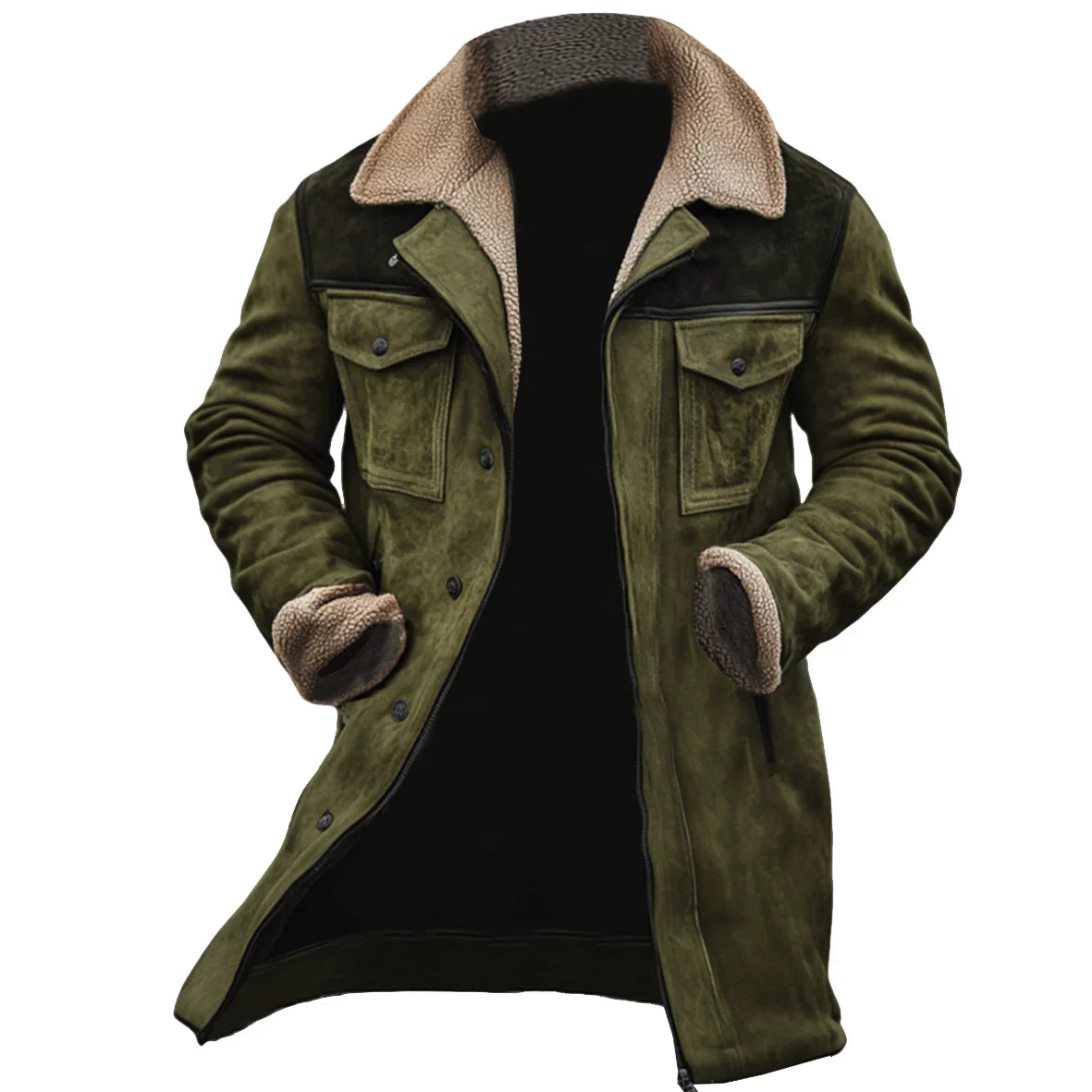 Chaqueta de Ante Vintage en Piel Premium