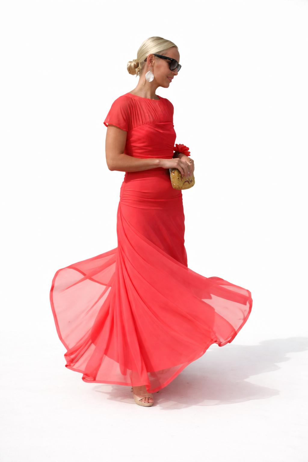 Veloria | Vestido Floral Largo Elegante