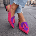 Rosa y morado