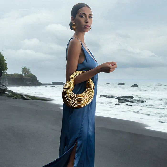 Roma | Bolso Dorado Elegante
